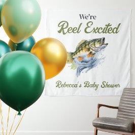 Reel Excise Big Fish Fisherman Baby Shower