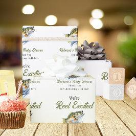 Reel Excise Big Fish Fisherman Baby Shower Presentpapper