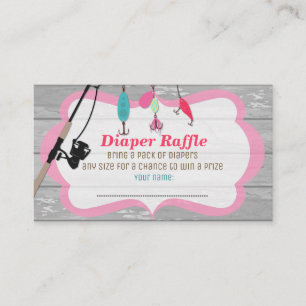 Reel Excise FishMatching Diaper Raffle Cards Tilläggskort