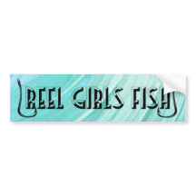 Reel Girls Fish - Bumper Sticker