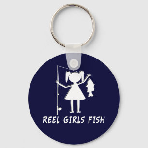 REEL GIRLS FISH! NYCKELRING
