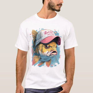 Reel Girls Fish T-shirt - Roligt Anpassningsbar