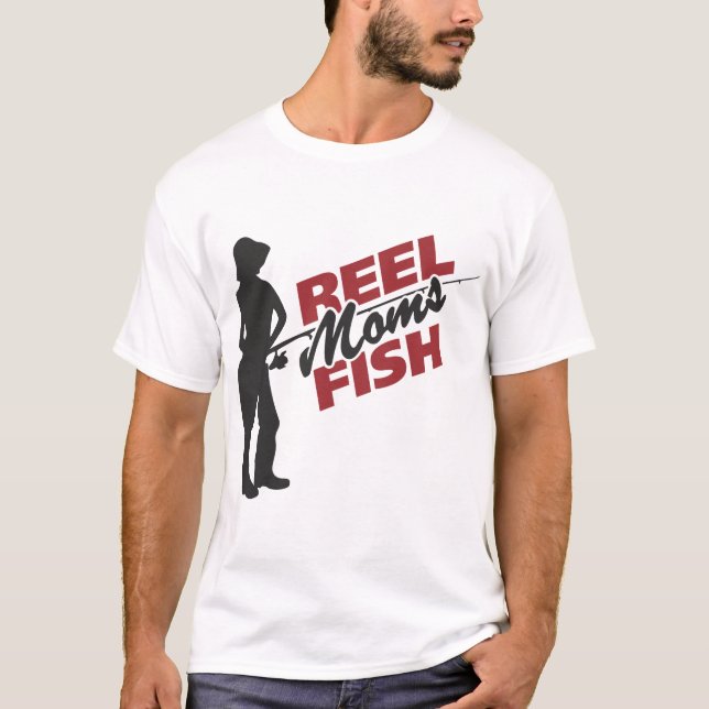 Reel Mammor Fish - Ultimate Angler Mamma Tee (Framsida)
