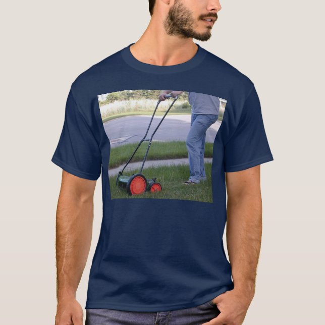 Reel Manar Använda Reel Mowers klädsel T Shirt (Framsida)