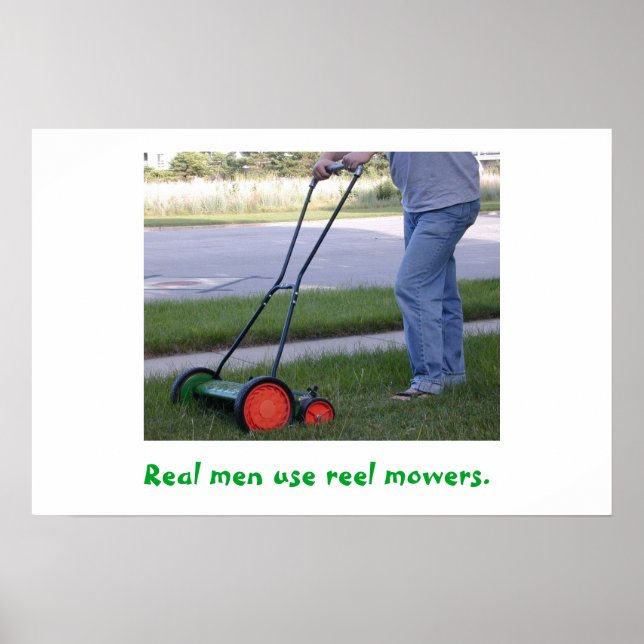 Reel Manar Använda Reel Mowers poster (Framsidan)