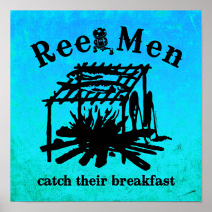 Reel Manar Catch Breakfast (BLK) Poster