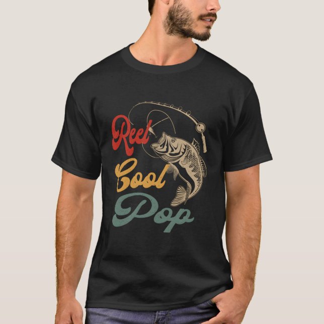 Reel Pop Fishing Pop T Shirt (Framsida)