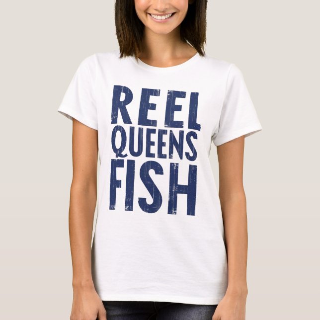 Reel Queens Fish Tee (Framsida)