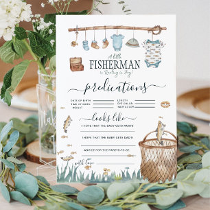 Reel Roligt Little Fisherman Baby Shower Predictio