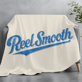 Reel Smooth Fisherman | Retro Coastal Life Fishing Fleecefilt