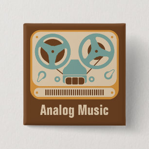 Reel to Reel ❝Analog Music❞ Tape Recorder Knapp