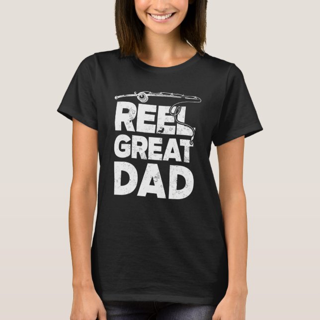 Reel Underbar Pappa Fars dag T Shirt (Framsida)