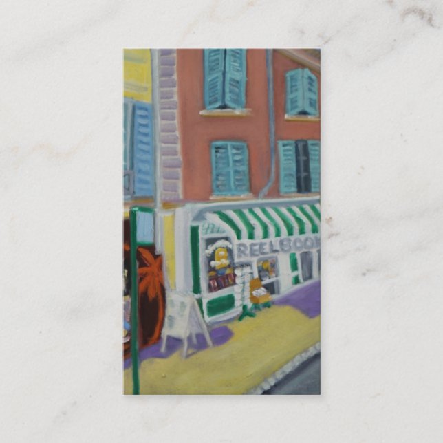 Reelbooks tom visitkort (Framsida)