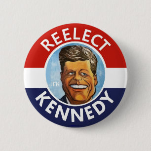 REELECT JFK JACK KENNEDY KNAPP