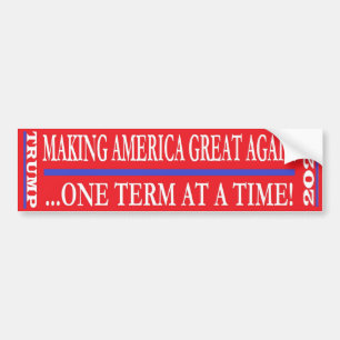 Reelect presidenttrumfbildekalet bildekal