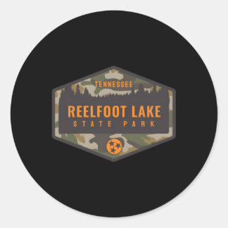 Reelfoot Sjö State Park Tennessee Tn Camouflage Runt Klistermärke