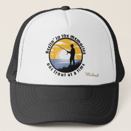 Reelin' In Memories, One Trout At Time Custom Keps