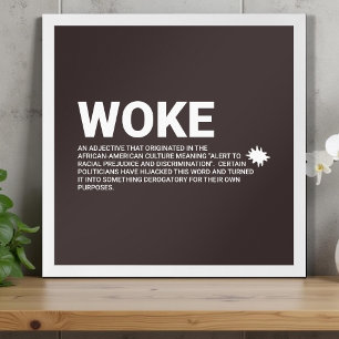 Reell definition av woke poster