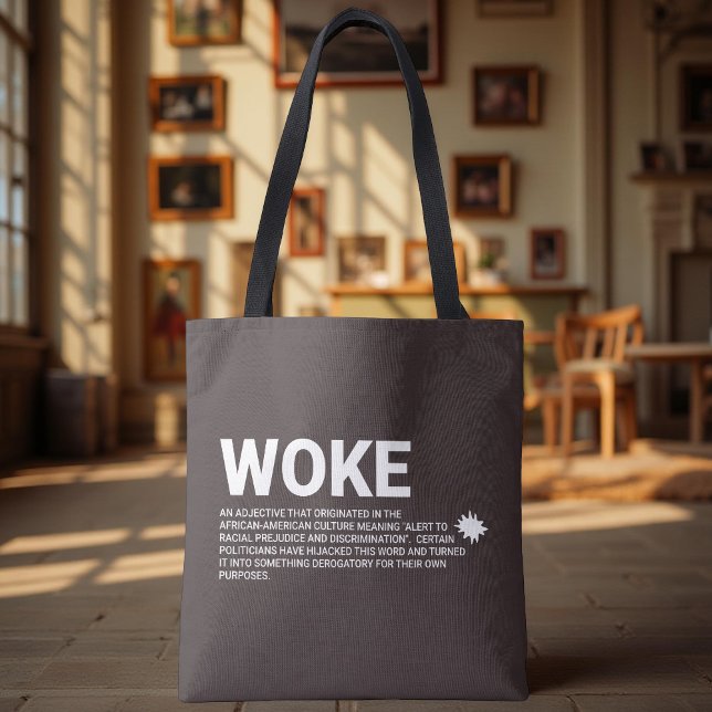 Reell definition av woke tygkasse (Skapare uppladdad)