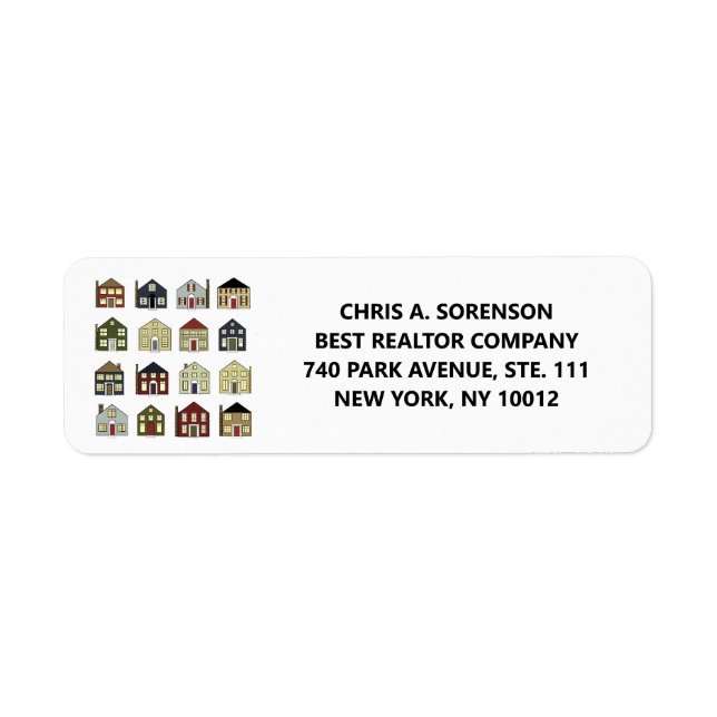 Reell Gods Agent-etikett Returadress Etikett (Framsidan)