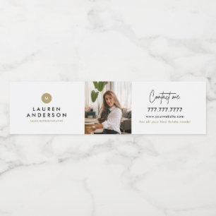 Reell Gods-märkning för Vattenflaska Vattenflaskor Etikett