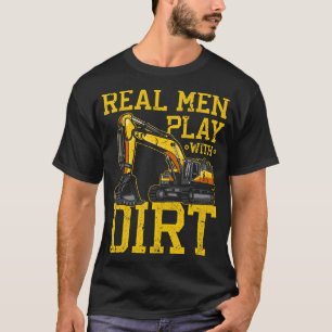 Reell Manar leker med Dirt Maskin Operator Excavat T Shirt