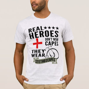 Reella Heroes ger inte Bära kapslar de Bäror steto T Shirt