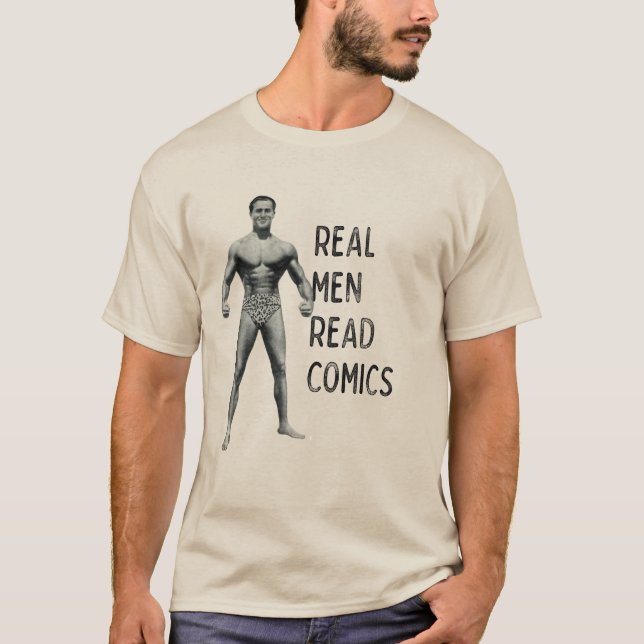 "Reella Manar Read Tecknads" T-shirt (Framsida)
