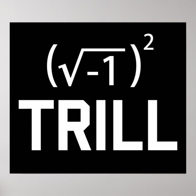 Reella tal är utlösning poster (Framsidan)