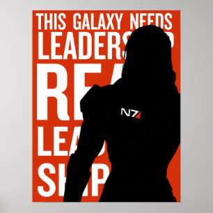 Reellt ledarskap: Femshep Poster