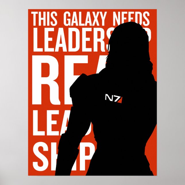 Reellt ledarskap: Femshep Poster (Framsidan)