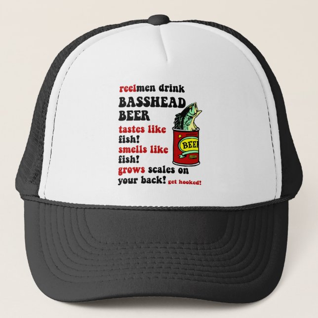Reelmen drinkBasshead öl Truckerkeps (Framsida)
