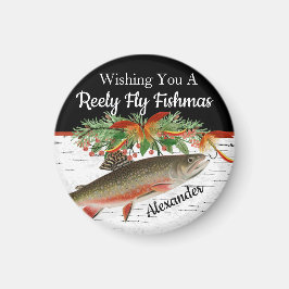 Reely Fly Fishmas-jul Magnet