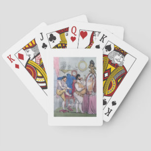 ReEmergency a la Mode, 1812 (färgadens etsning) Casinokort