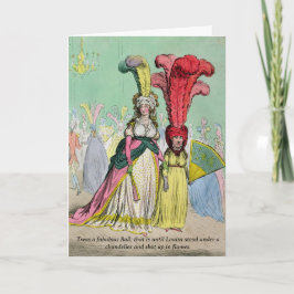 ReEmergency Boll Funny Blank Hälsning Card Kort
