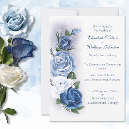 ReEmergency Bridgerton Blue Ro Cameo Inbjudningar