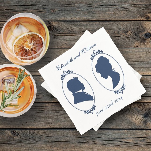 ReEmergency Bridgerton Blue Ro Cameo Pappersservett (Skapare uppladdad)