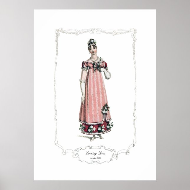 ReEmergency Mode Plate 1815 Evening Dress London Poster (Framsidan)