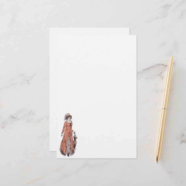 ReEmergency Mode Stationery - Dam #2 Brevpapper (Fram/Back In Situ)