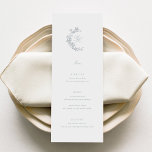 ReEmergency Monogram Bröllop Menu Meny<br><div class="desc">Den här menyn från Bröllop i Viktoriasamlingen i ReEmergency Monogram innehåller handritade blommigtar i renaissance stil som på ett bra sätt placerar bröllop-menyn i ett klassiskt teckensnitt med elegant stil. Den här tidlösa designen kommer säkert att göra ett bestående intryck på dina gäster!</div>