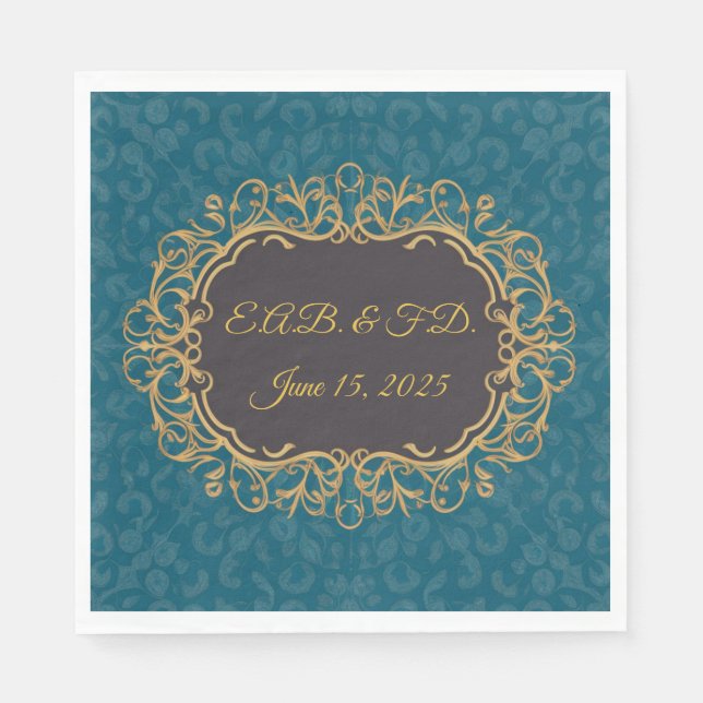 ReEmergency stil monogram serviette Regencycore Pappersservett (Framsidan)