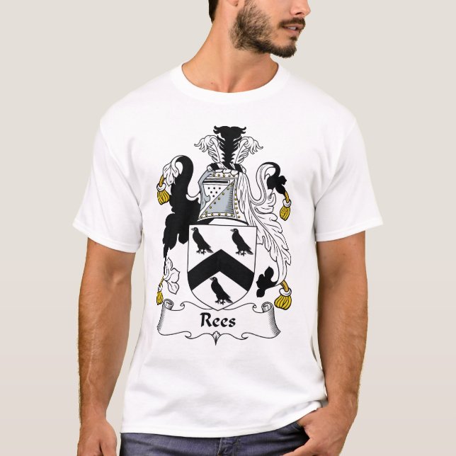 Rees familjvapensköld tee (Framsida)