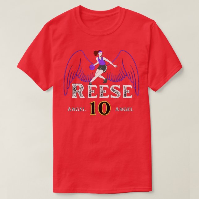 Reese 10 Angel Reese TShirt T Shirt (Design framsida)