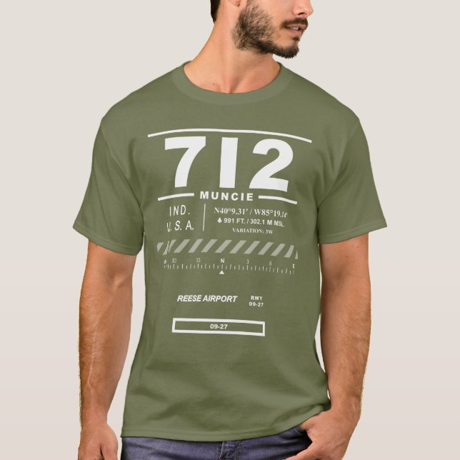 Reese Airport 7I2 T-Shirt (Framsida)