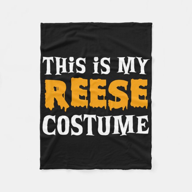 Reese Halloween Personlig Costume Funny Fleecefilt (Framsidan)