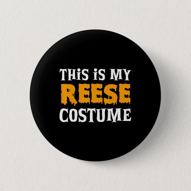 Reese Halloween Personlig Costume Funny Knapp (Framsida)