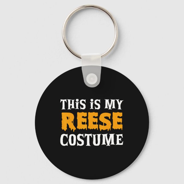 Reese Halloween Personlig Costume Funny Nyckelring (Framsida)
