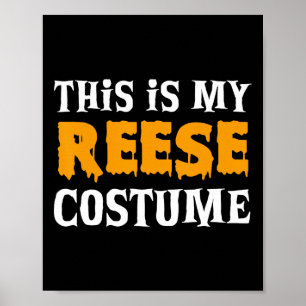 Reese Halloween Personlig Costume Funny Poster