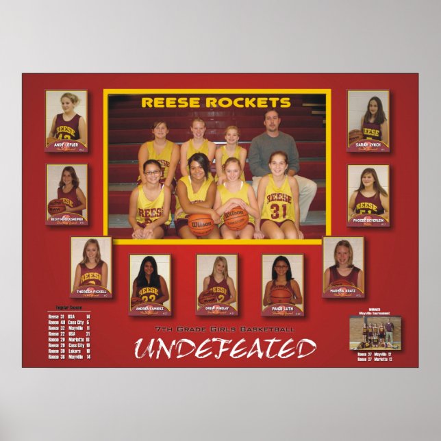 Reese Rockets 2007 Poster (Framsidan)