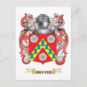Reeves Jackar av Arm (Family Crest) Vykort
